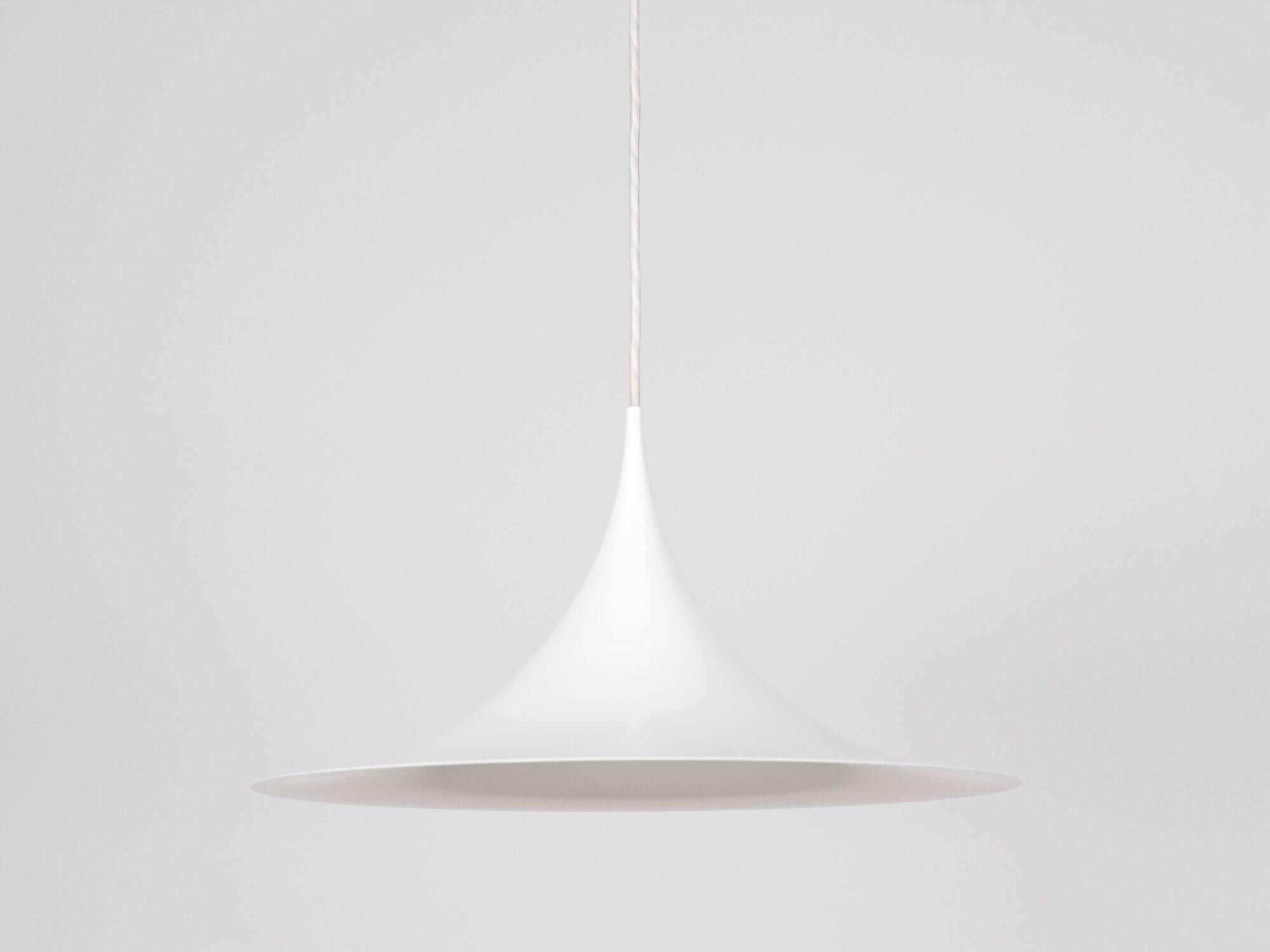 Vintage Semi Pendant Lamp by Fog & Mørup, 47 cm, Danish Mid-Century Design,