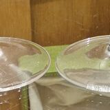 Old Pair of Villeroy And Boch Crystal Candlesticks Or Soliflores