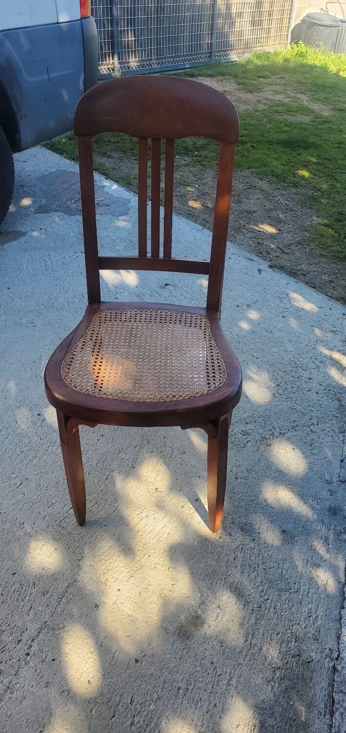 Pair of art nouveau chairs