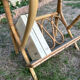 Paire de chevets en rotin vintage 1960