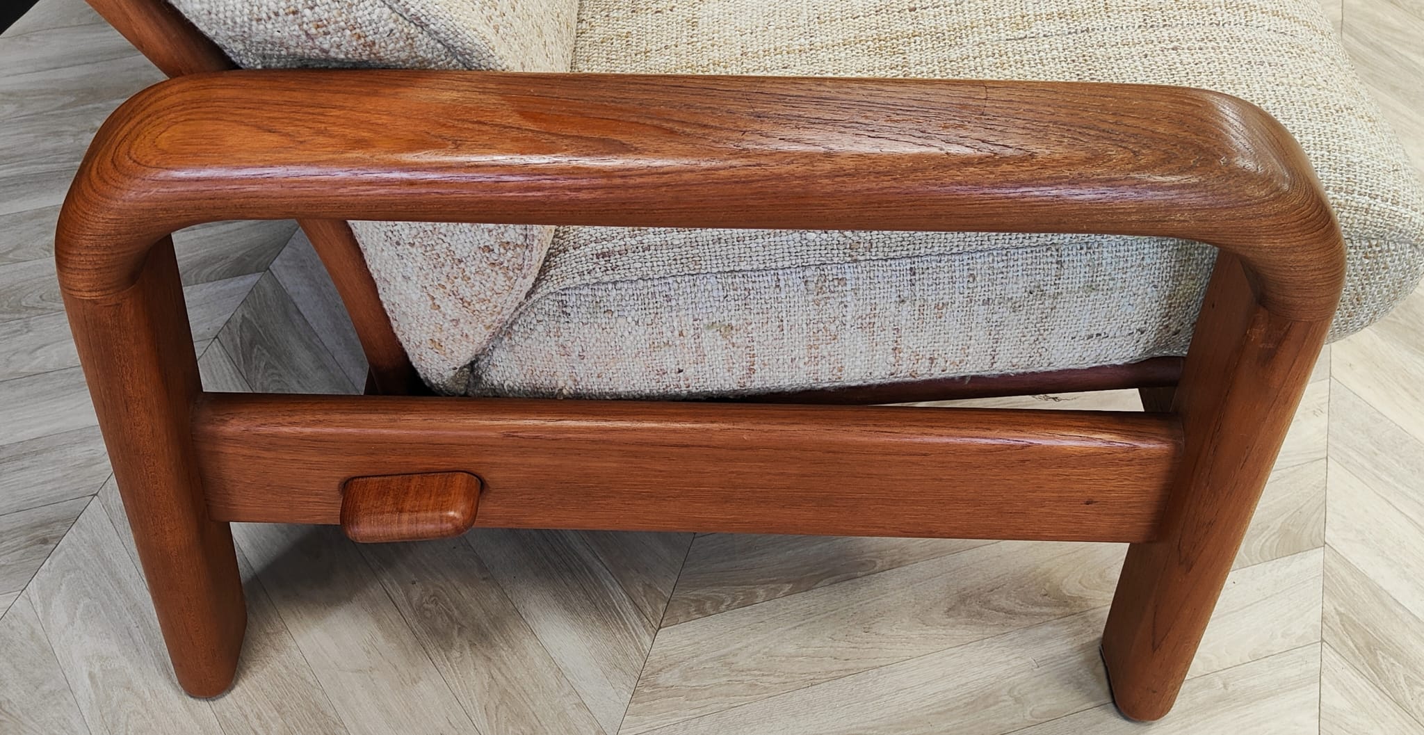 Danish mid century bank vintage sofa