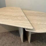 Travertine coffee table from the 70s-80s