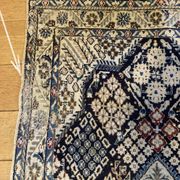 Carpet from the Irian region, 20th century, made of wool and silk.