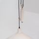 Grey Metal Counterweight Pendant, Italy 1960s
