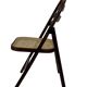 Vintage wooden folding chair with webbing seat 60s minimalist design
