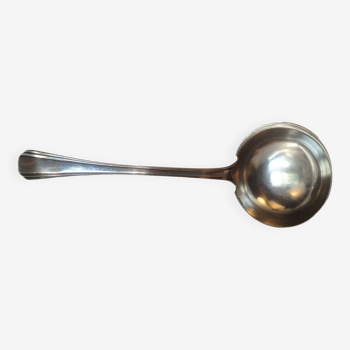 Cream ladle, Christofle, Boreal model in silver metal