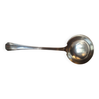 Cream ladle, Christofle, Boreal model in silver metal