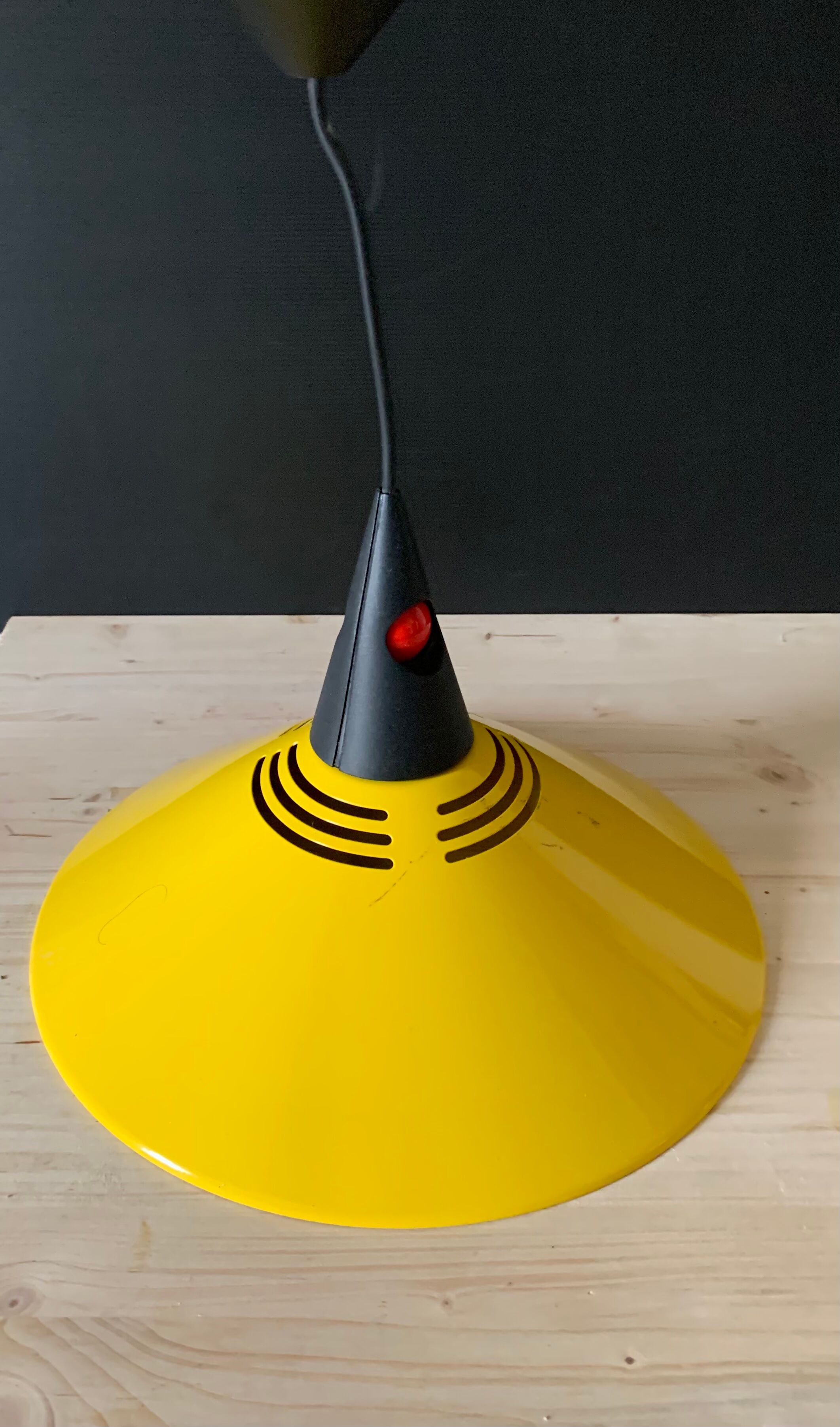 Vintage yellow pendant lamp