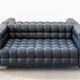Kubus Sofas, Two Places by Josef Hoffmann for Wittmann, 1980s, Set of 4