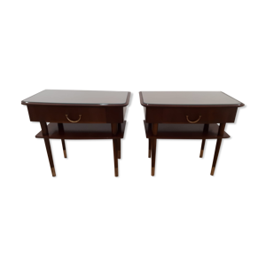 Paire tables chevet,