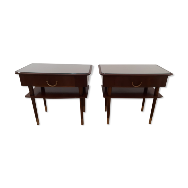 Paire de tables de chevet, Danemark, années 60