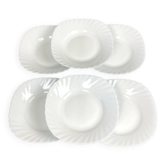 Assiettes creuses en opaline made in Spain