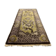 Antique Chinese Pao Tao Rug 145x68 cm, Wool, Gold and Brown
