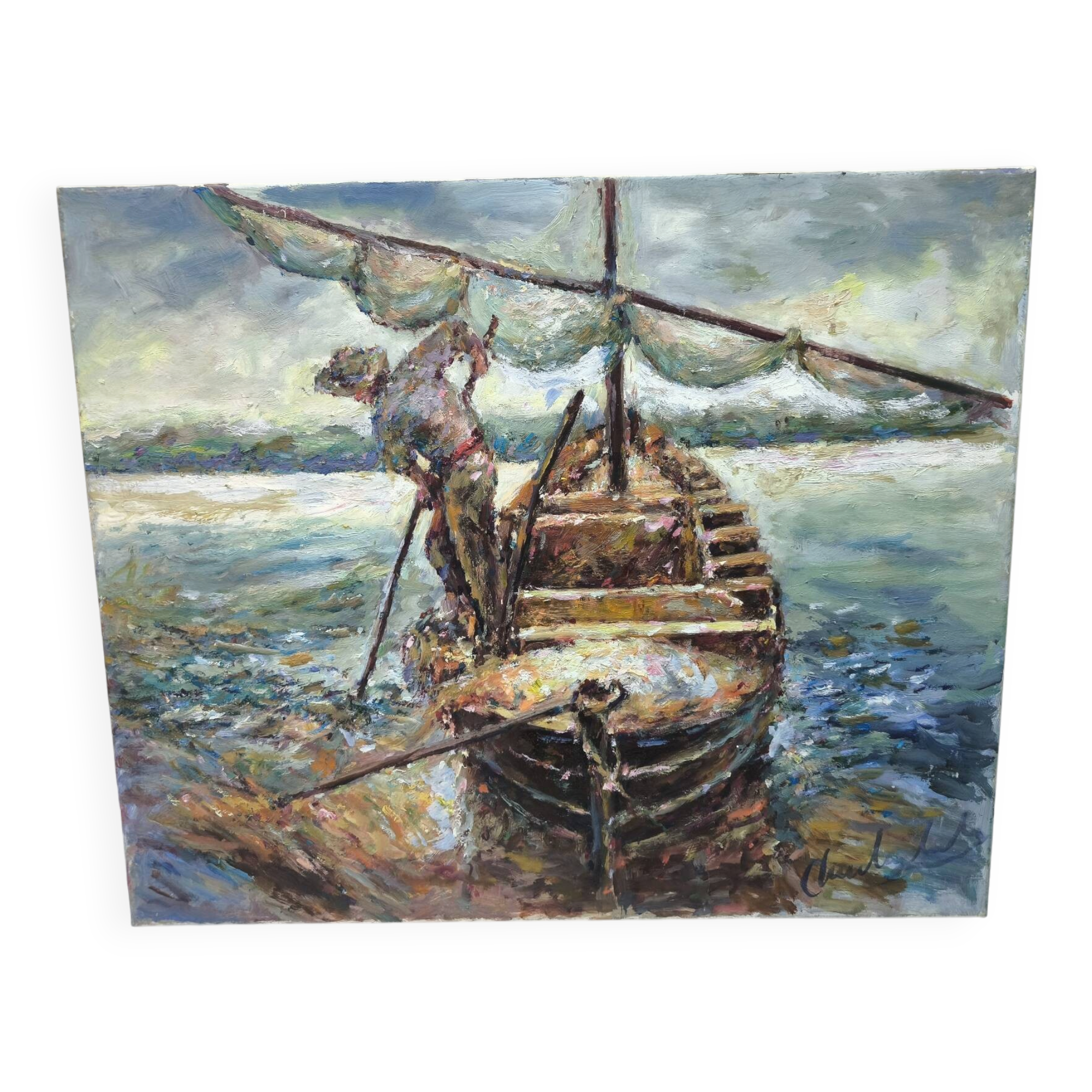 Venetian Oil Painting on Canvas