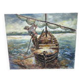 Venetian Oil Painting on Canvas