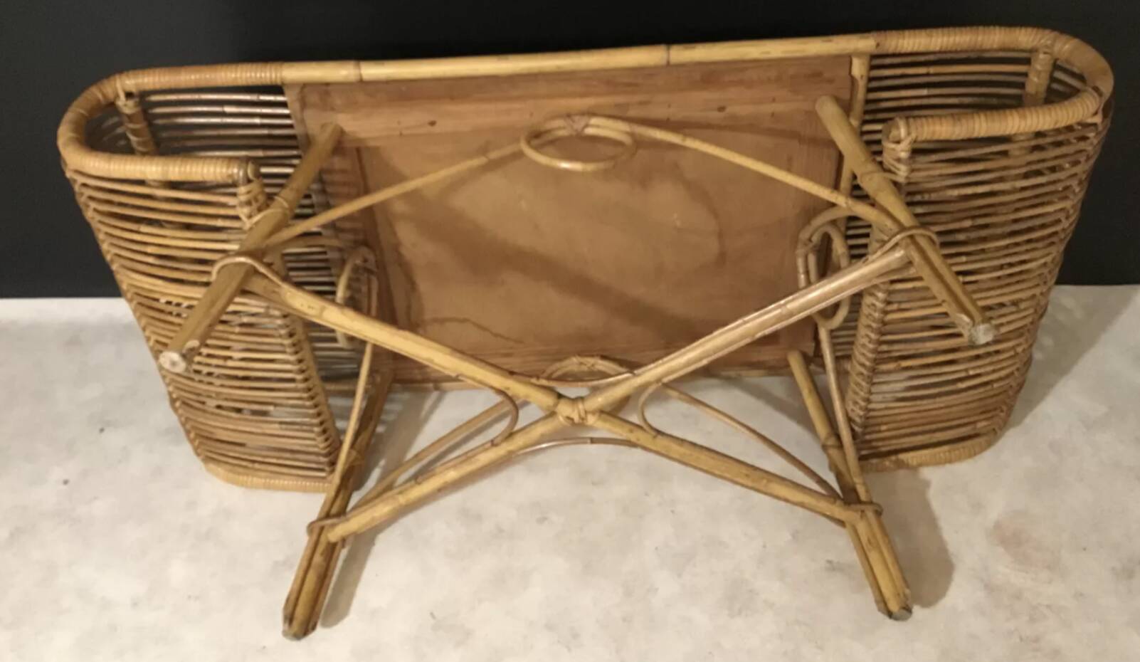 Rattan coffee table