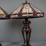 Set of 2 Tiffany lamps