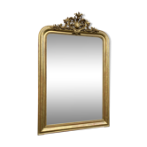 Miroir Louis-Philippe dorure feuille d'or 156x101cm