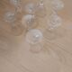 Lot de 8 verres cristal