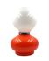 Space age red murano glass table lamp, 1970s