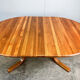 Extendable dining table by Mikael Laursen, solid teak, 1960s