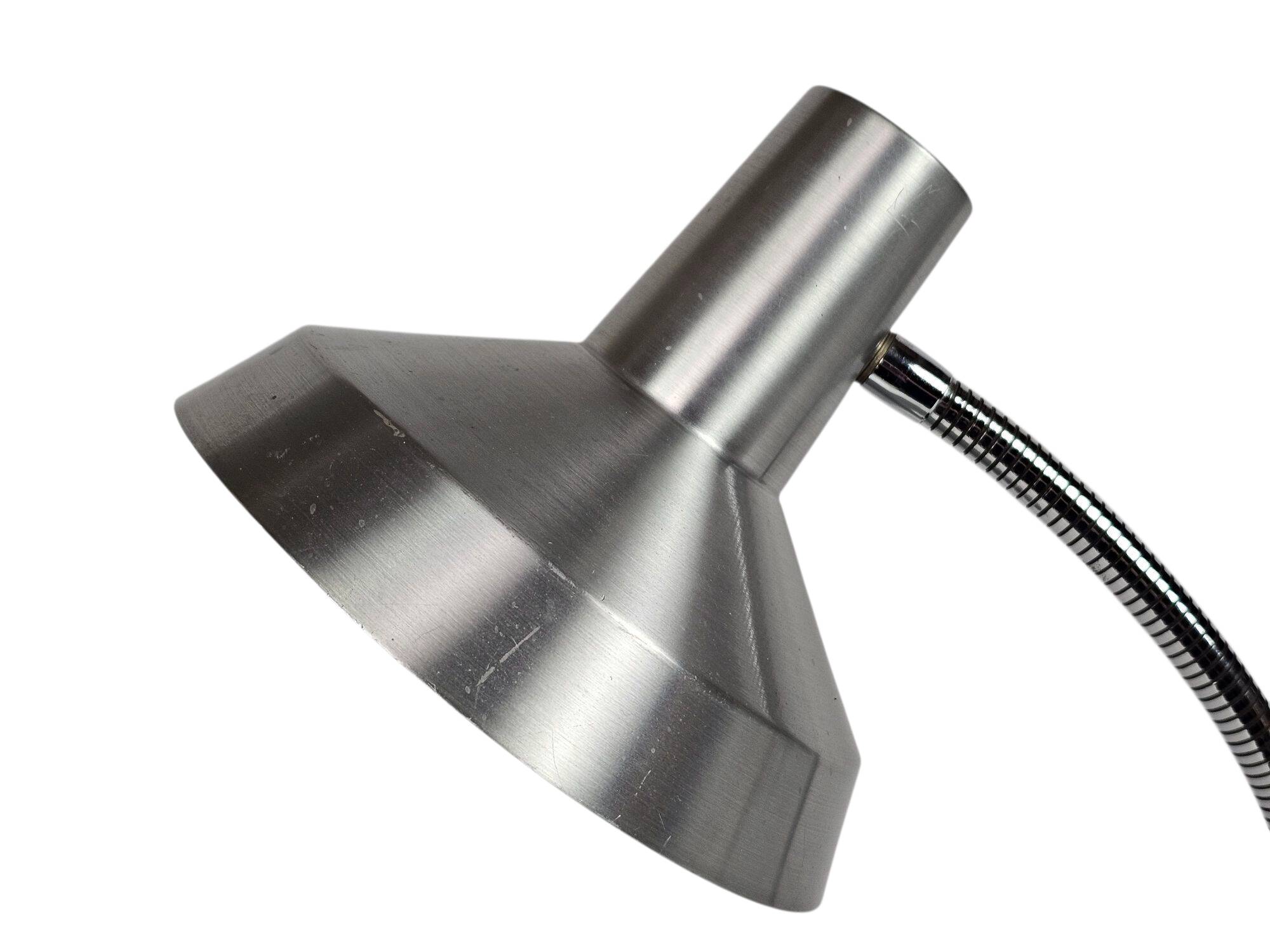 Hala Zeist -  verstelbare hals - tafellamp - metaal - chroom - aluminium