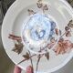 Old polychrome plate Trémières