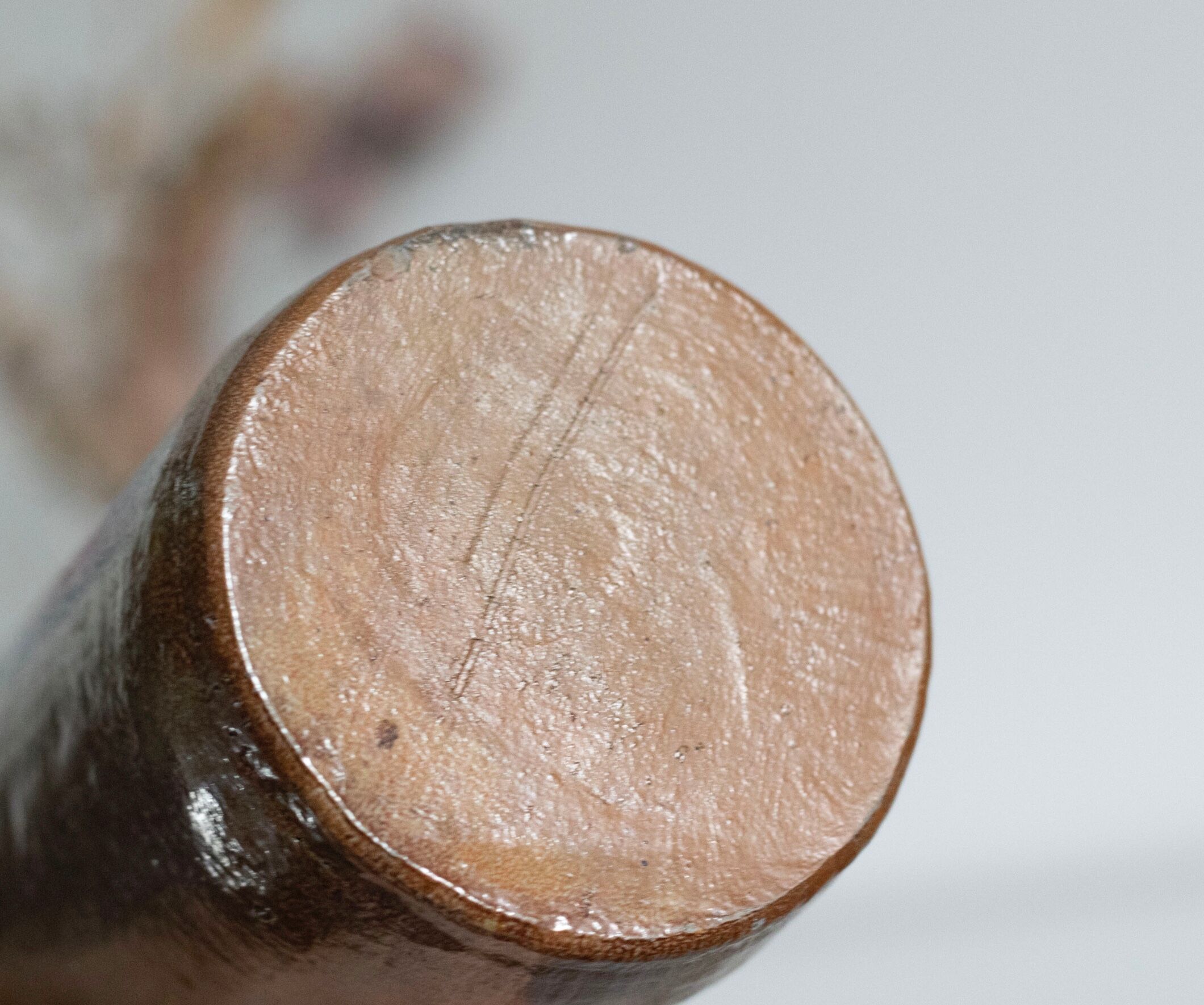 Old stoneware bottle