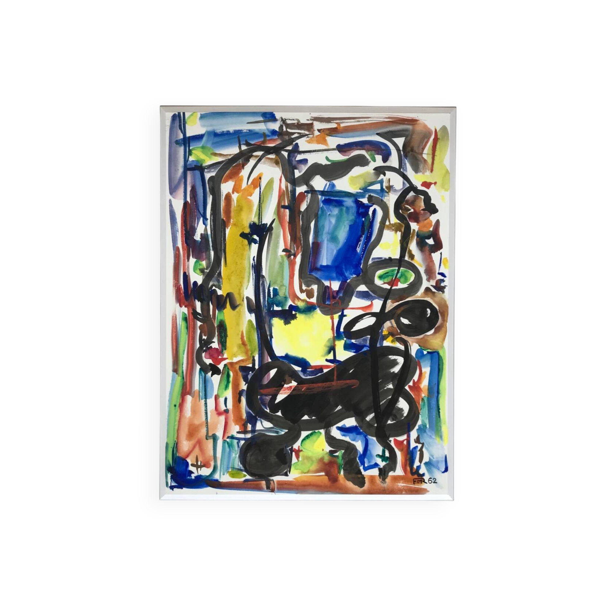 René marie 1890-1973. watercolor and ink, 1962.