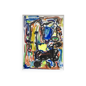 René marie 1890-1973. watercolor and ink, 1962.