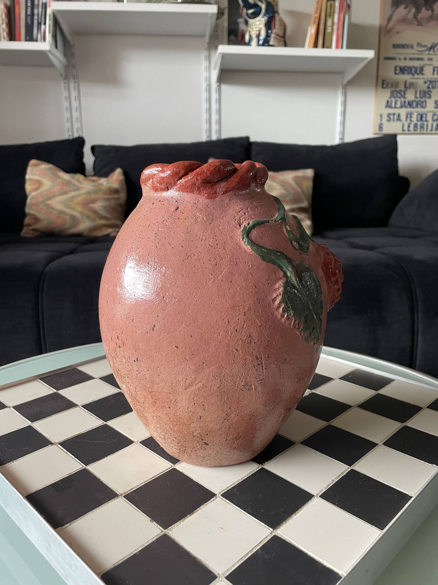 Vase vintage en céramique artisanale