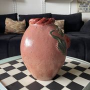 Vase vintage en céramique artisanale