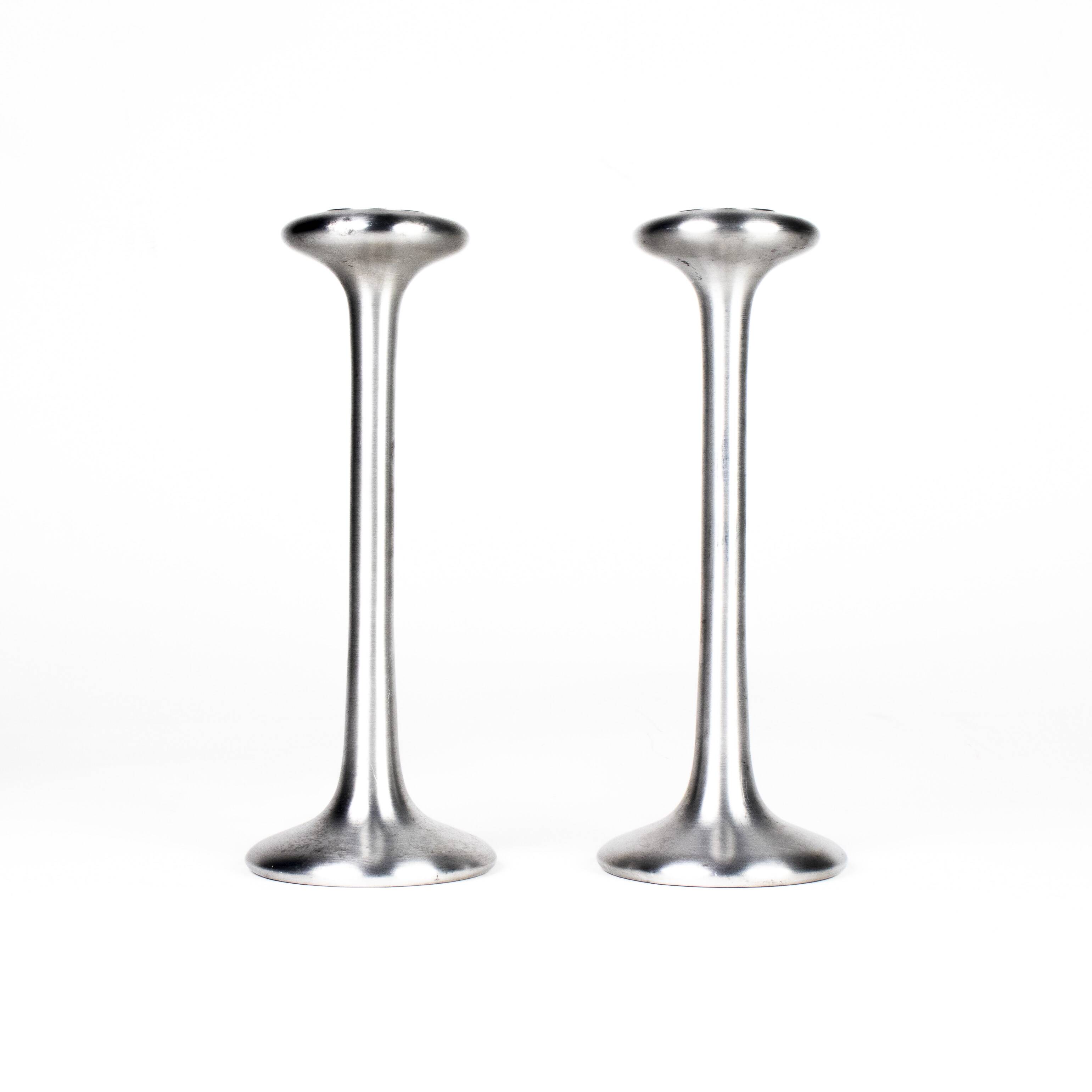 Pair of vintage ikea kägla candle holders