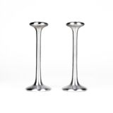 Pair of vintage ikea kägla candle holders