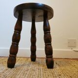 Wooden tripod stool