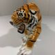 Grand tigre en céramique italienne des années 1970