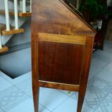 Louis XVI style secretary with walnut donkey