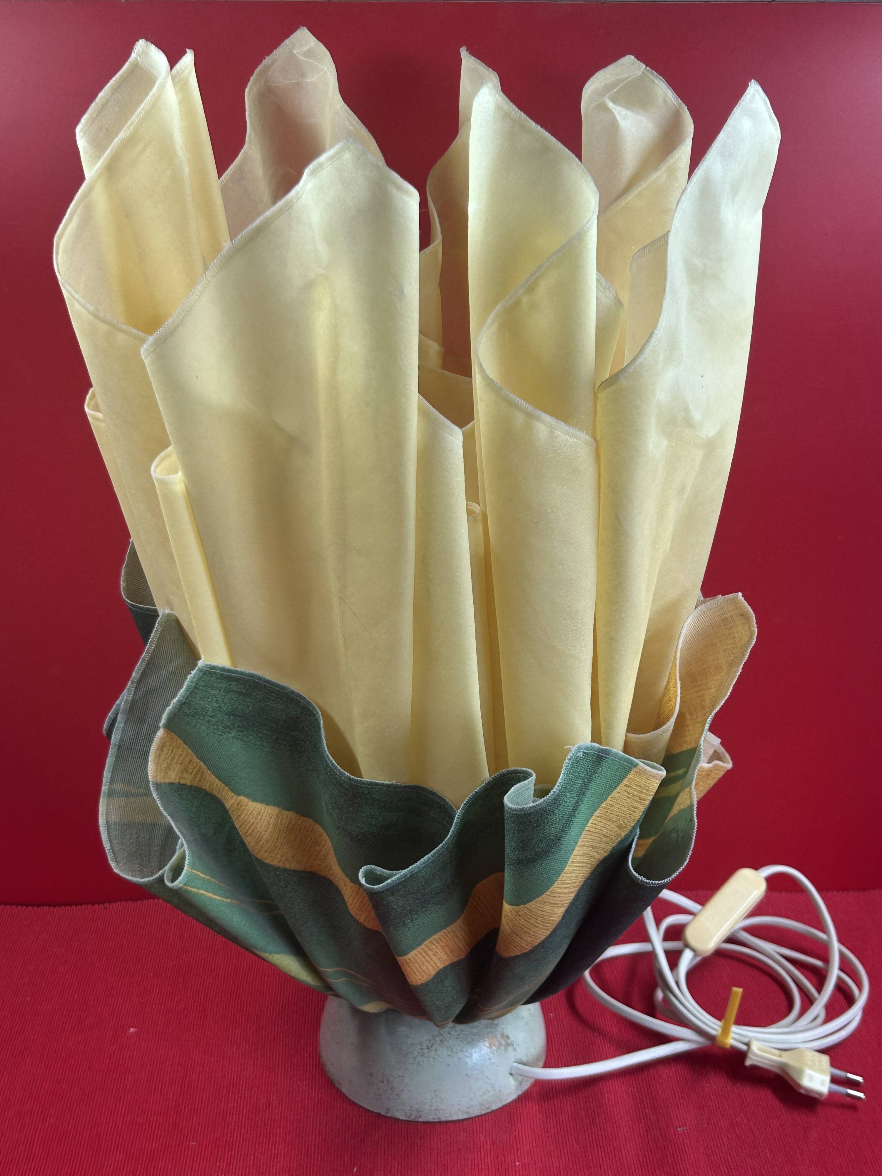 Jannalights 70’s draped bicolour lamp 50 cm