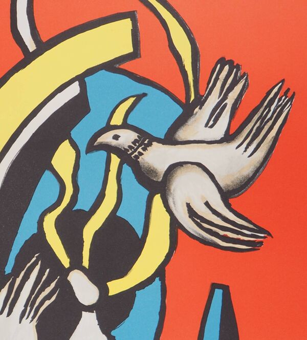 Fernand LEGER : Les oiseaux, Lithographie