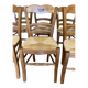 6 rustic chairs