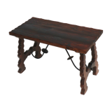 Large vintage Spanish Brutalist table / side table from the 1960s