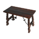 Large vintage Spanish Brutalist table / side table from the 1960s