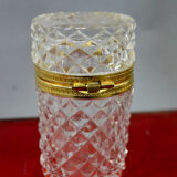 Cut glass jewelry box