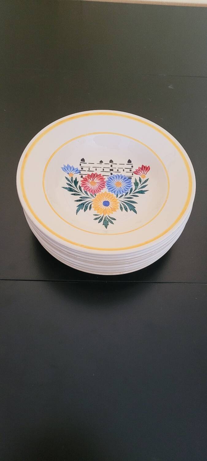 10 flat plates HBC Choisy le Roi