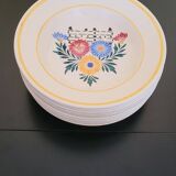 10 flat plates HBC Choisy le Roi