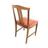 Set of 4 Scandinavian walnut chairs, Sweden, 1960