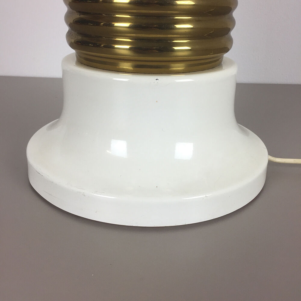 Modernist vintage 1970 s italian Giant Glass Bulb Table / Floor Light