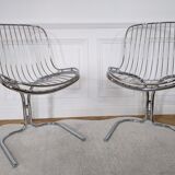 Rima Radiofreccia chrome chair by Gastone Rinaldi