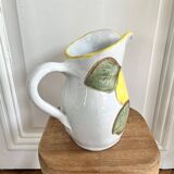 Ceramic lemon pitcher