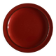Set of 10 plates Hertha Bengtson Rosenthal 1970 in red stoneware.